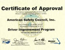 Approval Certificate