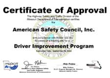 Approval Certificate